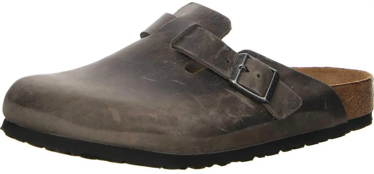 Main image of Birkenstock Oiled Leather Soft Footbed Slip On Shoes 10 B(M) US Women / 8 D(M) US Iron