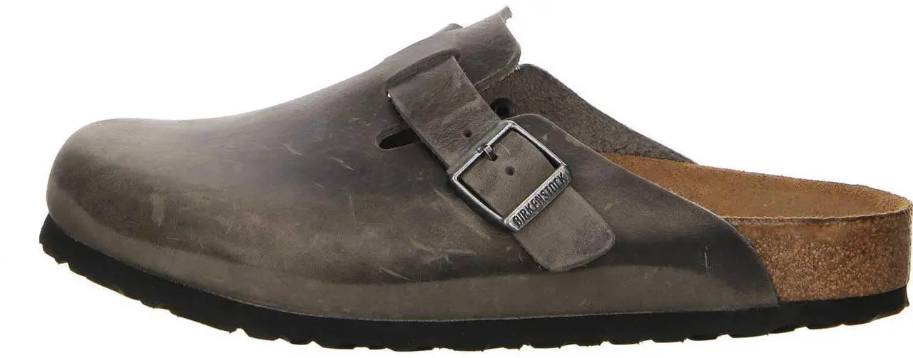 Alt view image 2 of 2 - Birkenstock Oiled Leather Soft Footbed Slip On Shoes 10 B(M) US Women / 8 D(M) US Iron