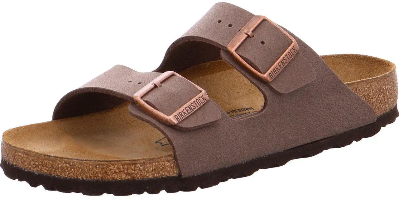Alt view image 11 of 11 - Birkenstock Arizona Men US 8 Brown Slides Sandal