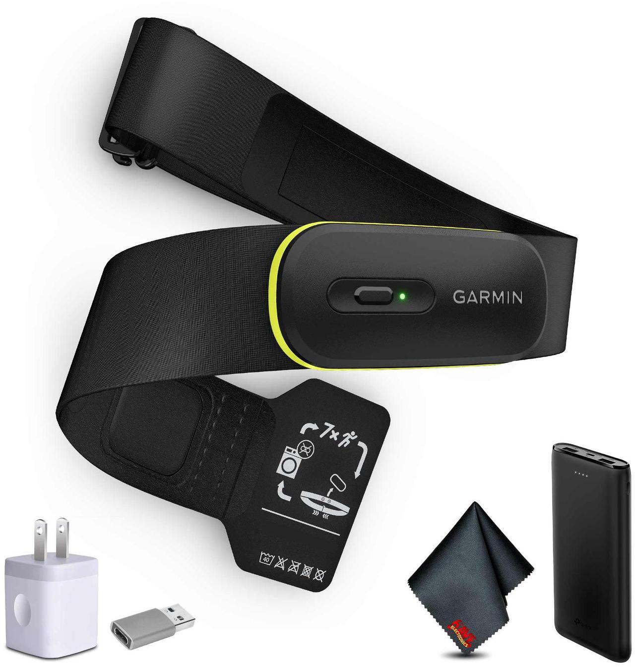Main image of Garmin HRM 600 Chest Strap Heart Rate Monitor, M-XL, P-Bank , Bundle