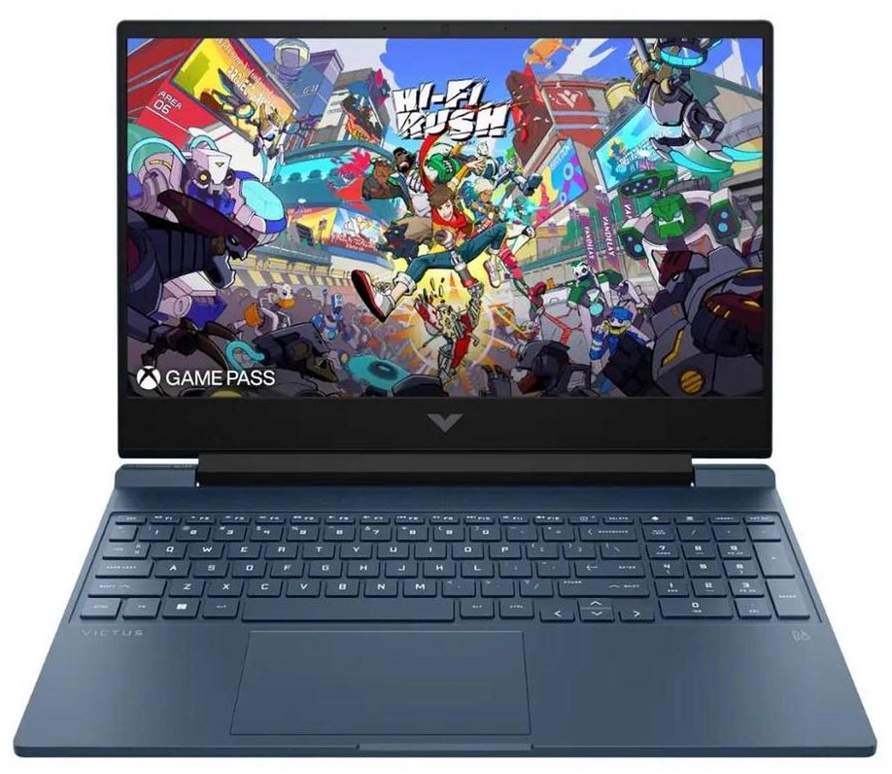 Alt view image 2 of 4 - HP - Victus 15.6" Full HD 144Hz Gaming Laptop - Intel Core i7 - 16GB Memory - NVIDIA GeForce RTX 4050 - 512GB SSD - Performance Blue