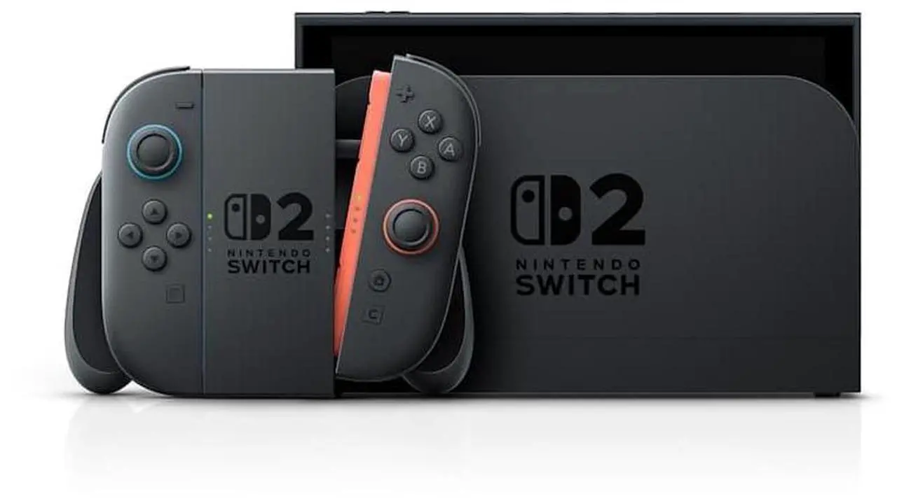 Alt view image 3 of 4 - Nintendo Switch 2 Console Bundle with Mario Kart World Game + Joy-Con 2 (L)/(R) Light Blue/Light Red + Pro Controller + Joy-Con 2 Wheel (set of 2) + Switch 2 Camera + More