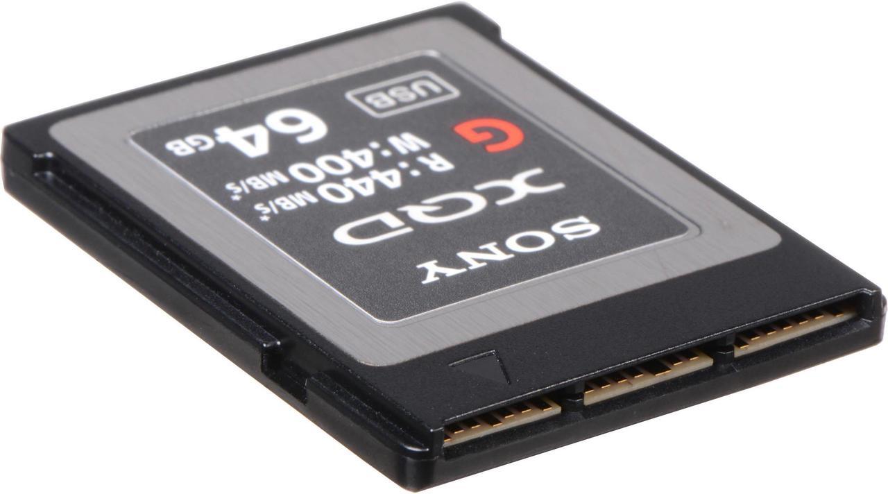 Alt view image 10 of 20 - Sony G Series 64GB XQD Memory Card, 400MB/s Write Speed, 440MB/s Read Speed