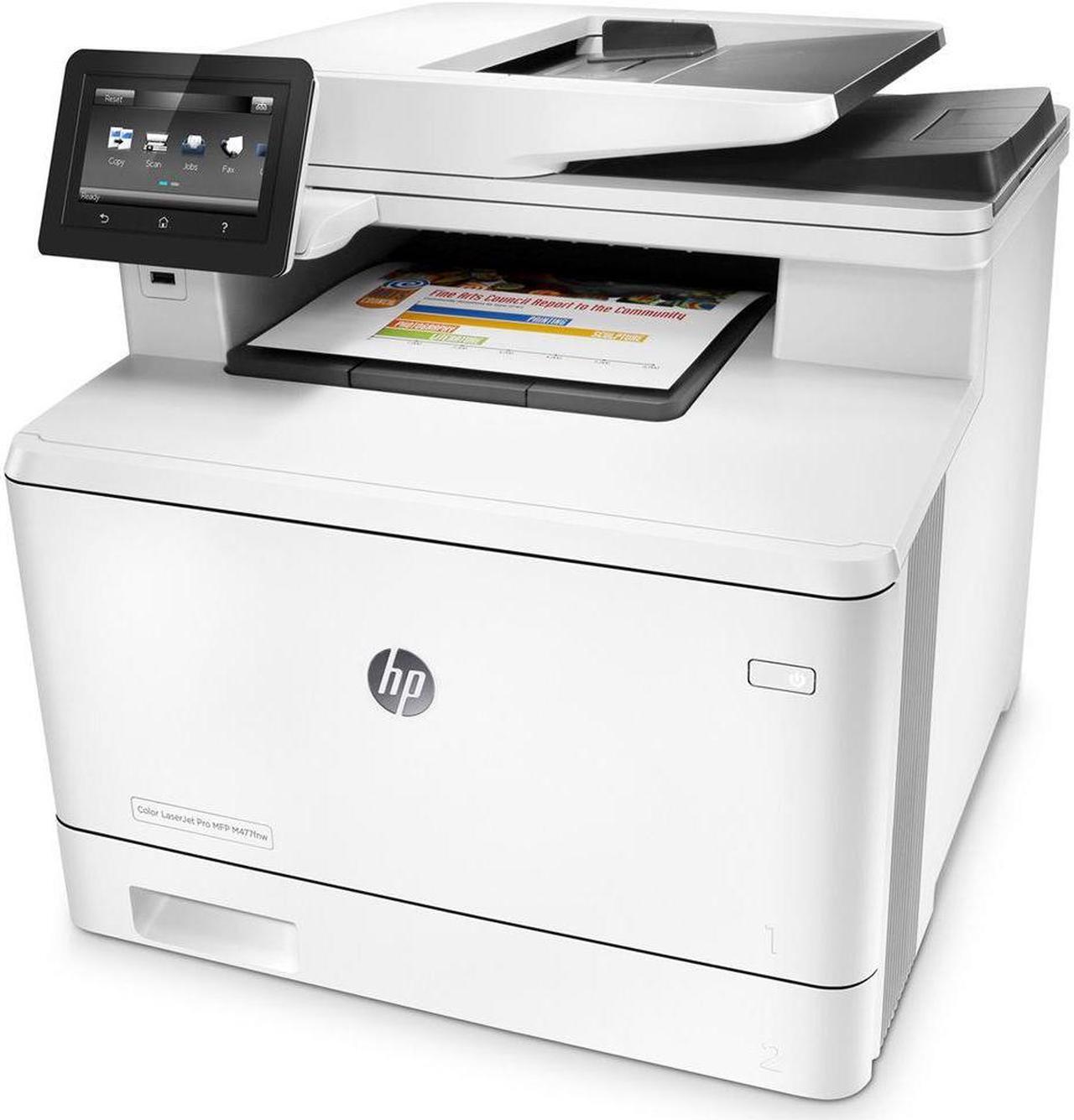 Main image of HP Color LaserJet Pro M477fnw Wireless Color Laser Printer Multifunction Bundle with 1 Year Extended Warranty