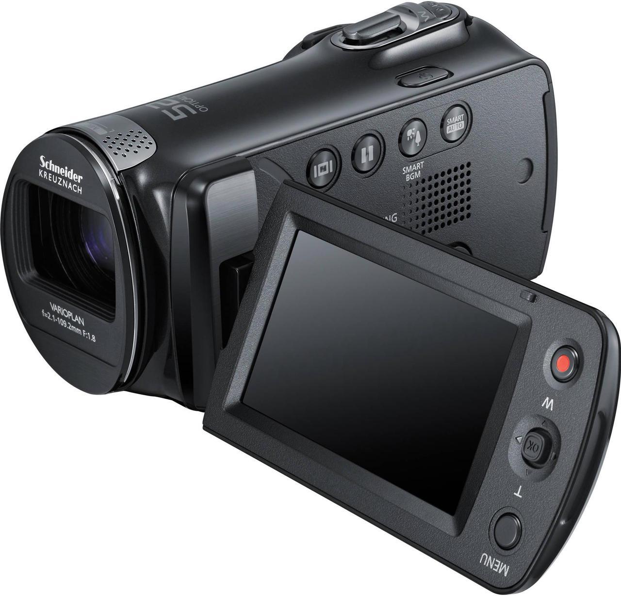 Alt view image 4 of 5 - Samsung HMX-F80 Flash Memory Camcorder (Black)