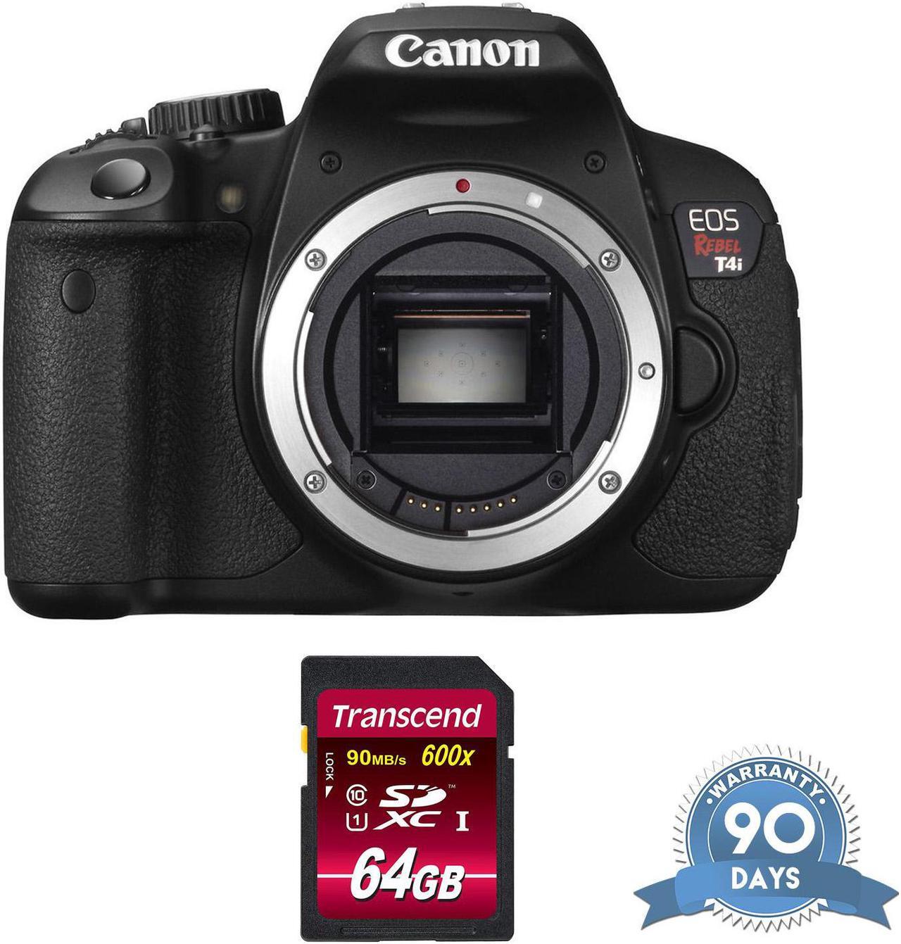 Main image of Canon EOS Rebel T4i Digital Camera (Body Only) - with Memory Card