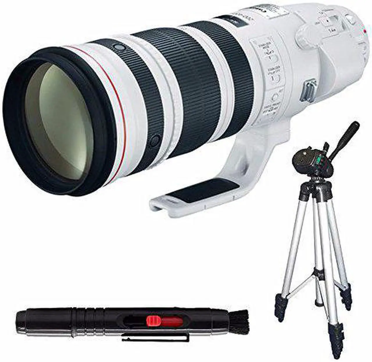 Alt view image 2 of 2 - Canon EF 200-400mm f/4L IS USM Lens (International Model) + Full Size Tripod Bundle