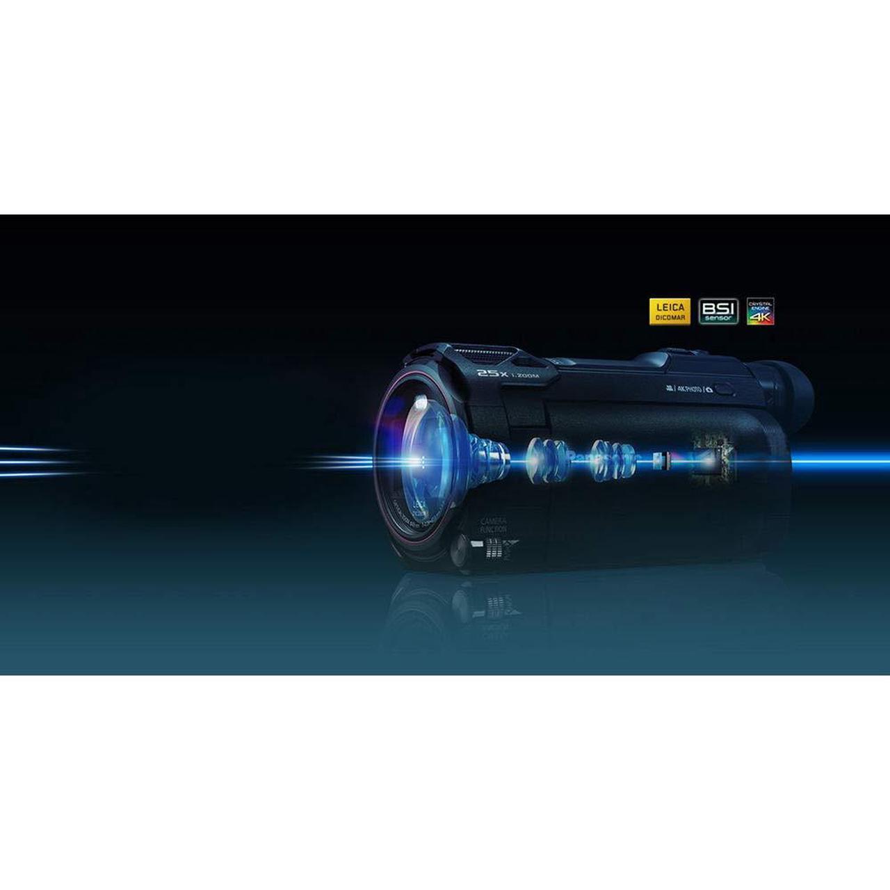 Alt view image 4 of 5 - Panasonic HC-WXF991K 4K Ultra HD Camcorder with Twin Camera Pro Vlogger Combo
