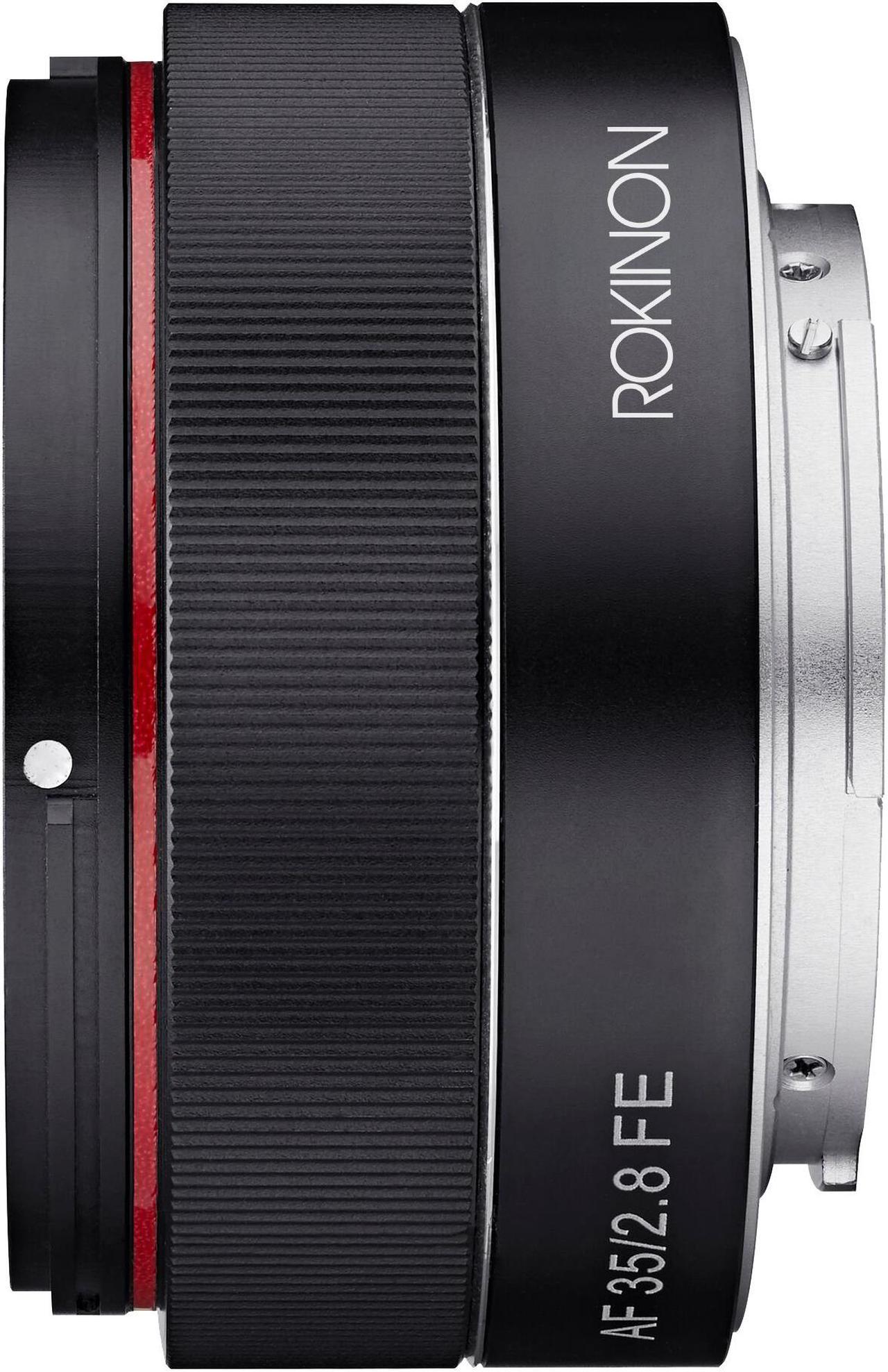 Alt view image 4 of 11 - Rokinon 35mm f/2.8 (IO35AF-E) Ultra Compact Wide Angle Lens for Sony E Mount, Black