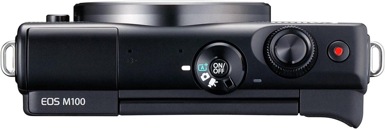 Alt view image 4 of 4 - Canon EOS M100 Mirrorless Camera (Black) USA Model (Kit Box)