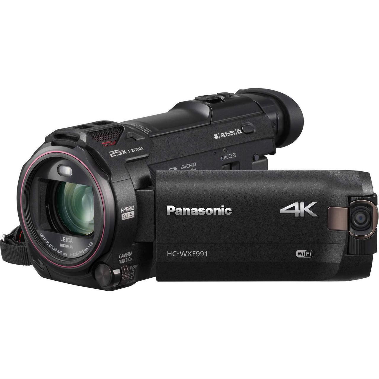 Alt view image 2 of 5 - Panasonic HC-WXF991K 4K Ultra HD Camcorder with Twin Camera Pro Vlogger Combo