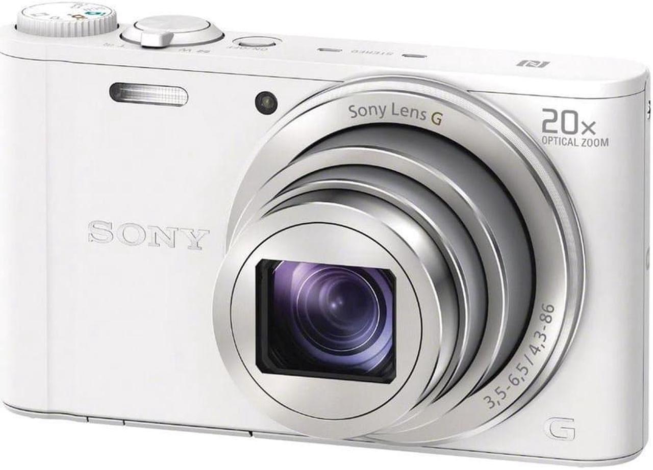 Alt view image 2 of 4 - Sony Cyber-shot DSC-WX350 Point & Shoot Digital Camera (White) - Starter Bundle