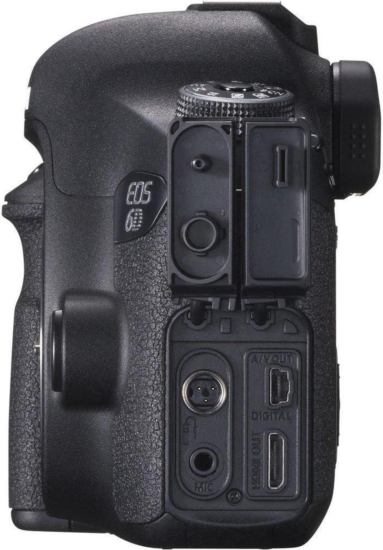 Alt view image 3 of 4 - Canon EOS 6D DSLR Camera with 24-105mm is STM Lens + Professional Battery Grip + UV Protection Filter + Flash + Extra Ba