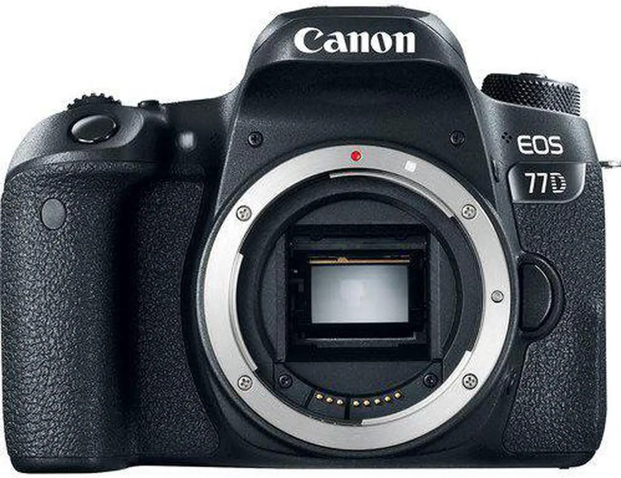 Alt view image 2 of 4 - Canon EOS 77D DSLR Camera (Intl Model) (1892C001) W/ Bag, Extra Battery, LED Light, Mic, Filters and More - Advanced Bundle