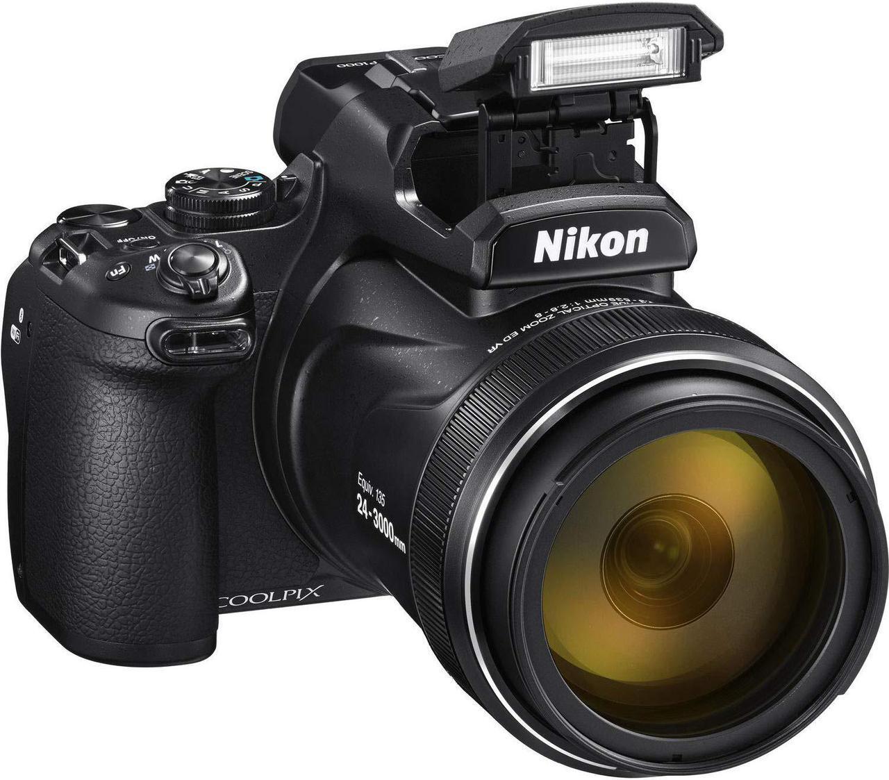 Alt view image 2 of 4 - Nikon COOLPIX P1000 Digital Camera + 256GB Memory Card Travel Kit Intl Model
