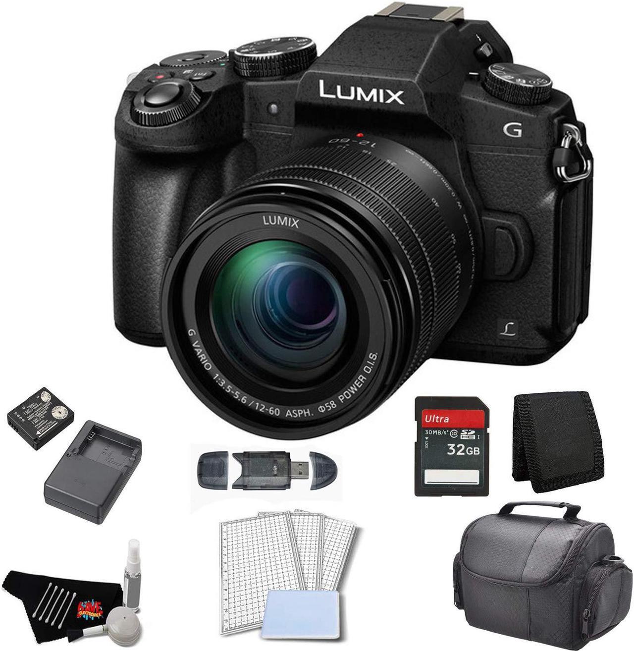 Main image of Panasonic Lumix DMC-G85 Mirrorless Micro Four Thirds Digital Camera with 12-60mm Lens Bundle with 32GB Memory Card + Rep