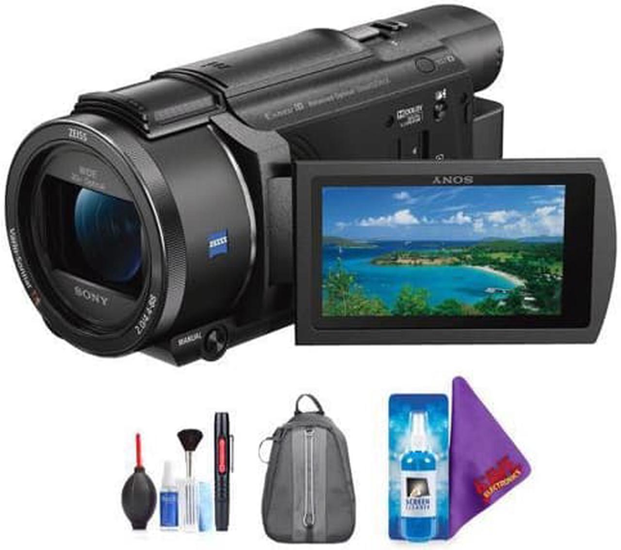 Main image of Sony FDR-AX53 4K Ultra HD Handycam Camcorder + Pro Accessories Bundle
