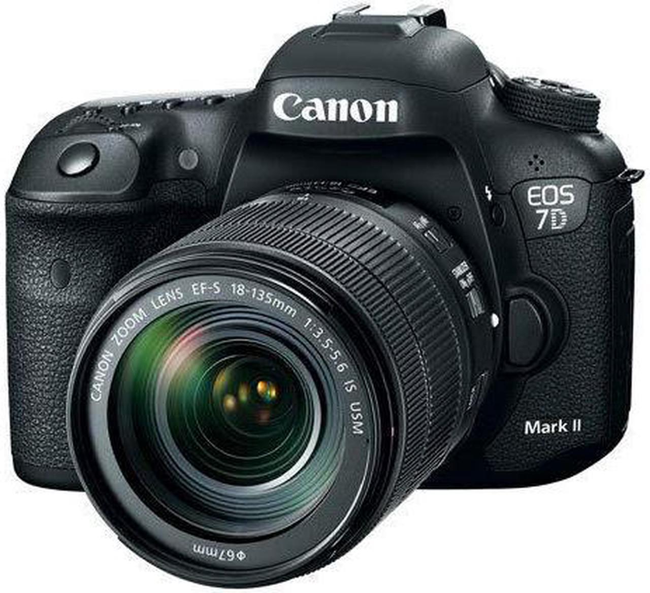 Main image of Canon EOS 7D Mark II DSLR Camera with 18-135mm f/3.5-5.6 IS USM Lens & W-E1 Wi-Fi Adapter International Model