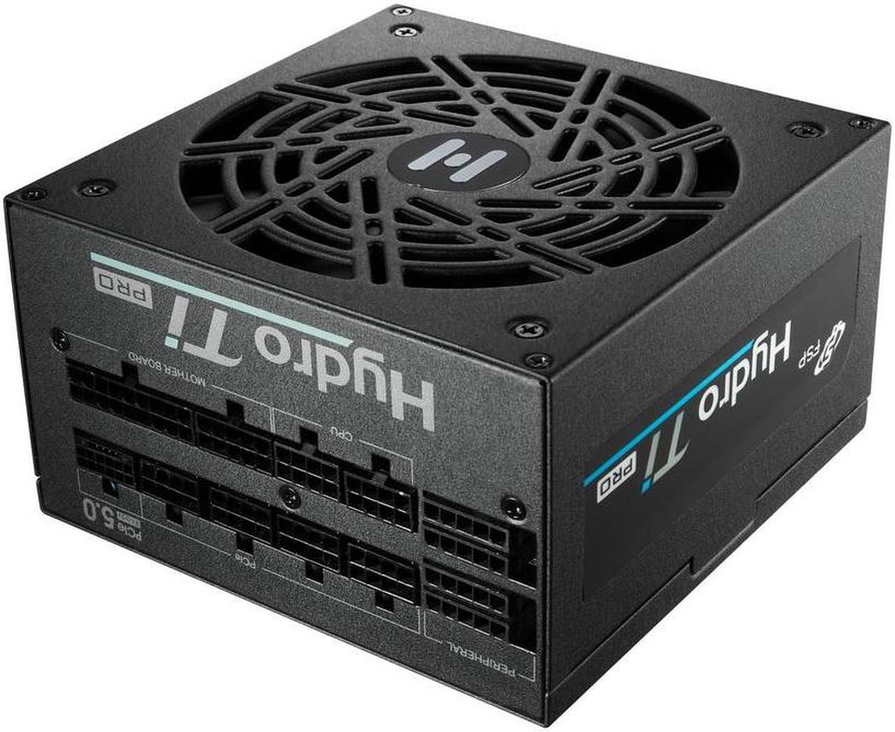 Alt view image 4 of 7 - FSP Hydro Ti PRO 1000W Power Supply, 80 Plus Titanium, ATX3.1/PCIe 5.1, Full Modular (HTI-1000M-GEN5)