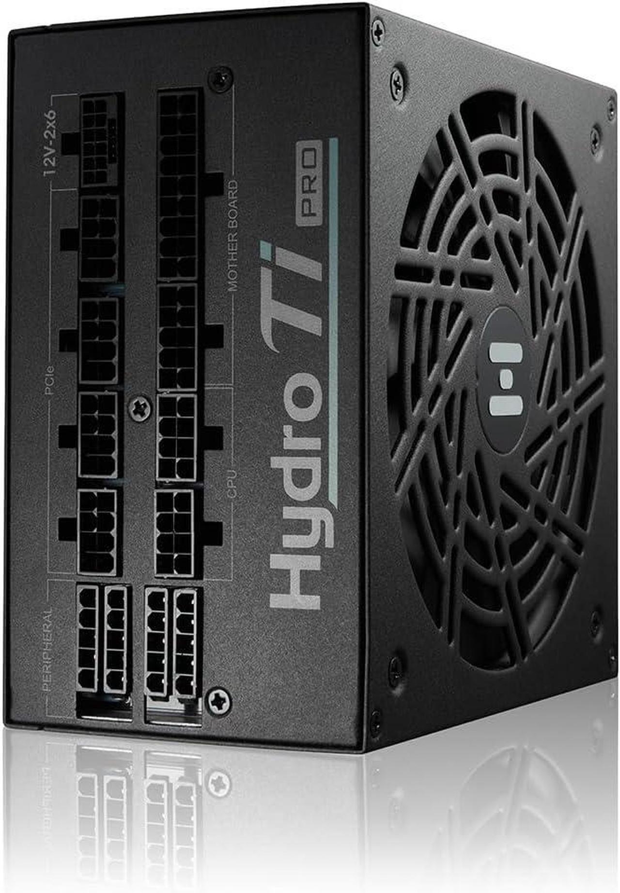 Alt view image 6 of 7 - FSP Hydro Ti PRO 1000W Power Supply, 80 Plus Titanium, ATX3.1/PCIe 5.1, Full Modular (HTI-1000M-GEN5)