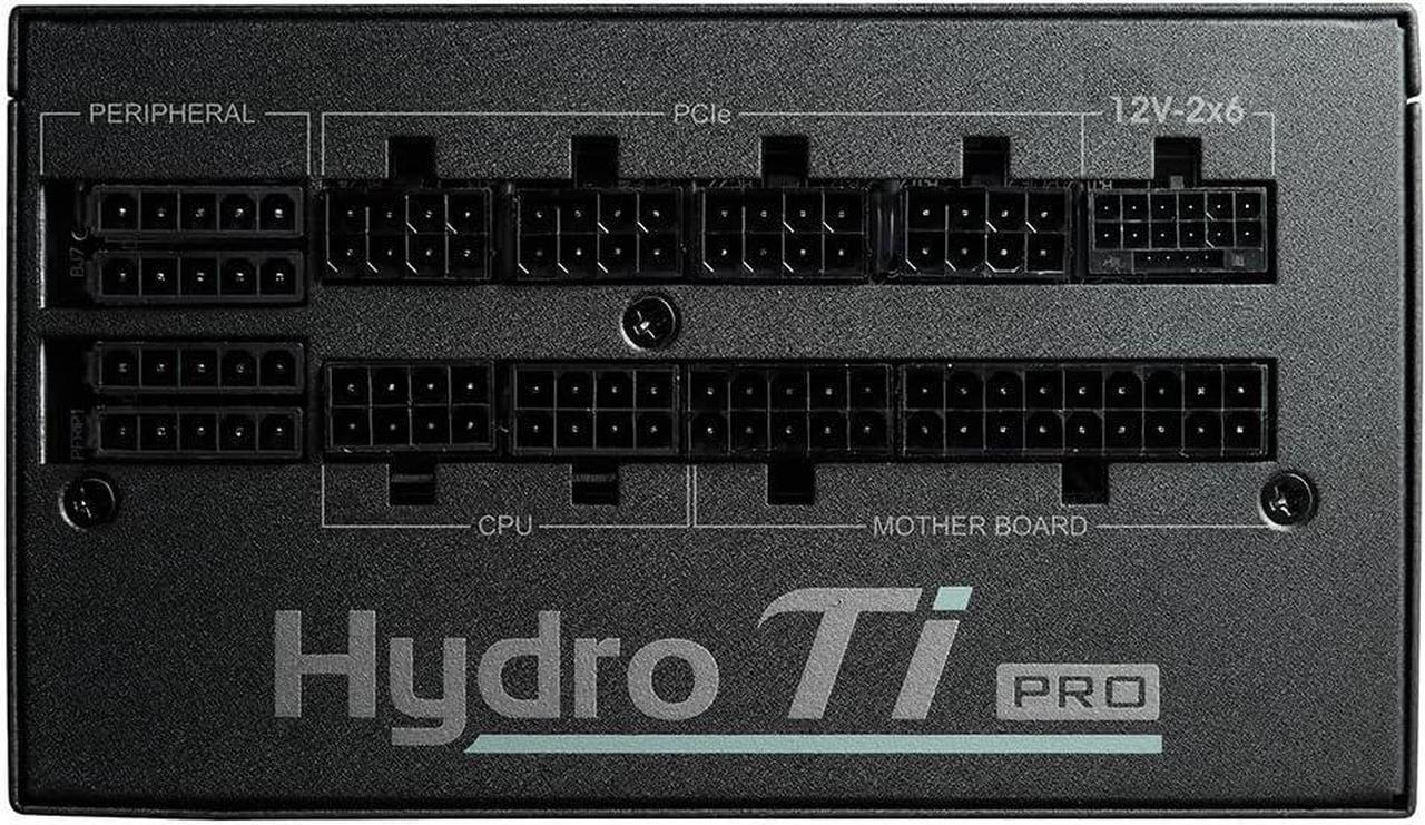 Alt view image 7 of 7 - FSP Hydro Ti PRO 1000W Power Supply, 80 Plus Titanium, ATX3.1/PCIe 5.1, Full Modular (HTI-1000M-GEN5)