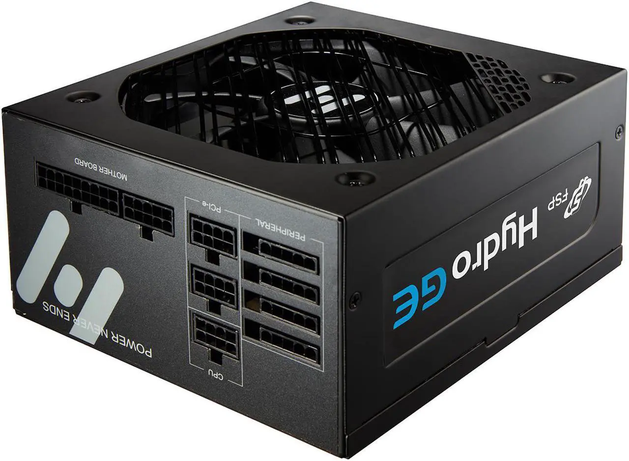 Alt view image 4 of 6 - FSP Hydro GE 650W 80 PLUS Gold Certified Full Modular ATX12V / EPS12V Active PFC Power Supply (HGE650M)