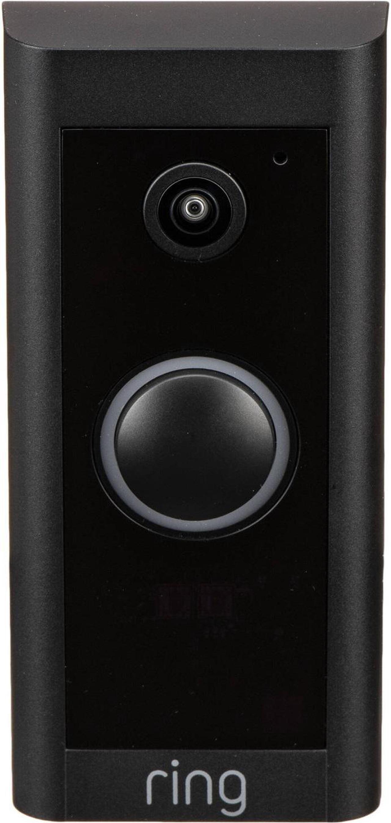 Alt view image 11 of 20 - Ring Wi-Fi Video Doorbell Wired - Black