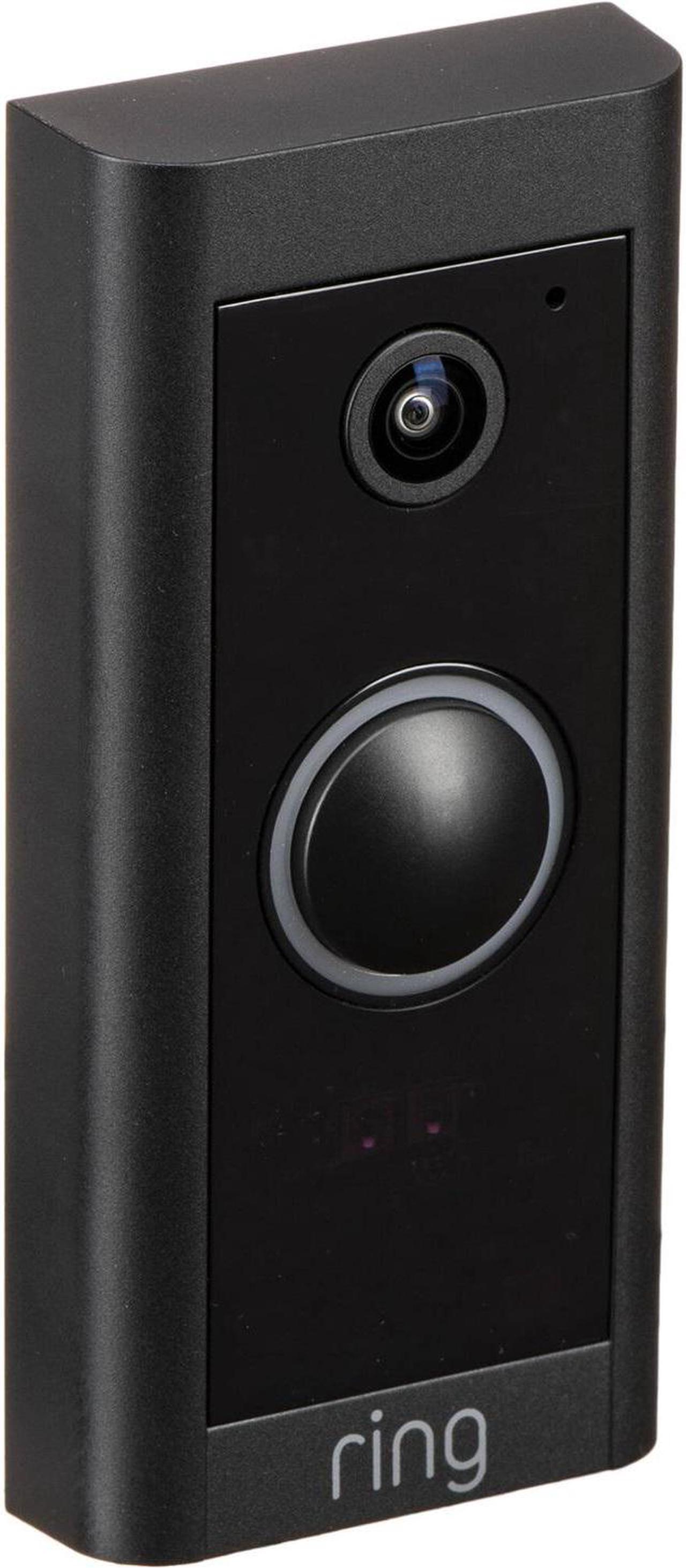Alt view image 12 of 20 - Ring Wi-Fi Video Doorbell Wired - Black