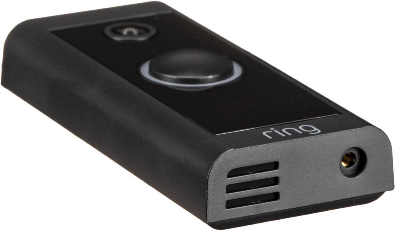 Alt view image 14 of 20 - Ring Wi-Fi Video Doorbell Wired - Black