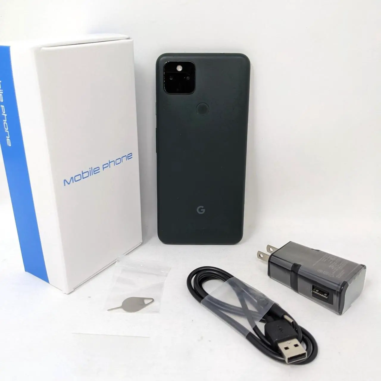 Alt view image 2 of 6 - Grade B Google Pixel 5A 5G 128GB G1F8F Unlocked 6.34 inch OLED Display 6GB RAM Dual Camera Smartphone - Mostly Black