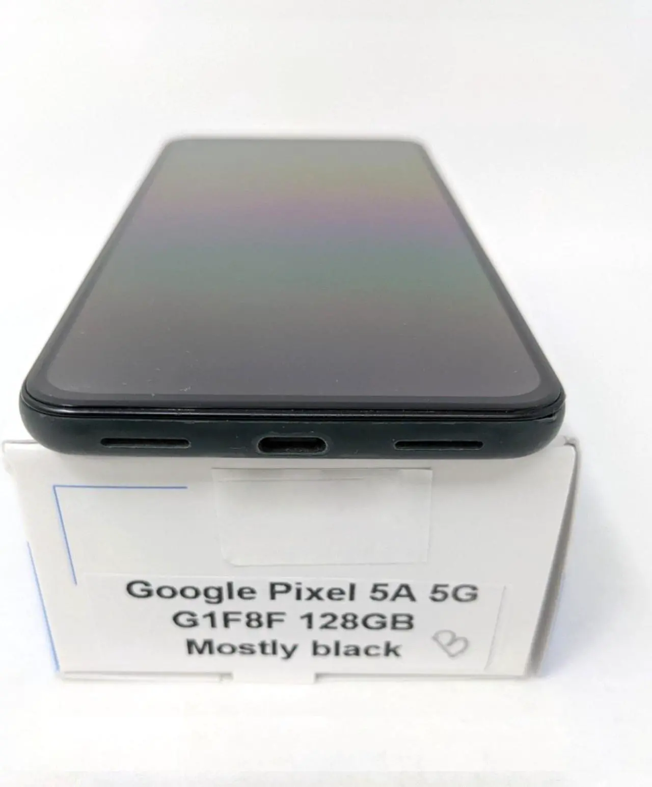 Alt view image 5 of 6 - Grade B Google Pixel 5A 5G 128GB G1F8F Unlocked 6.34 inch OLED Display 6GB RAM Dual Camera Smartphone - Mostly Black