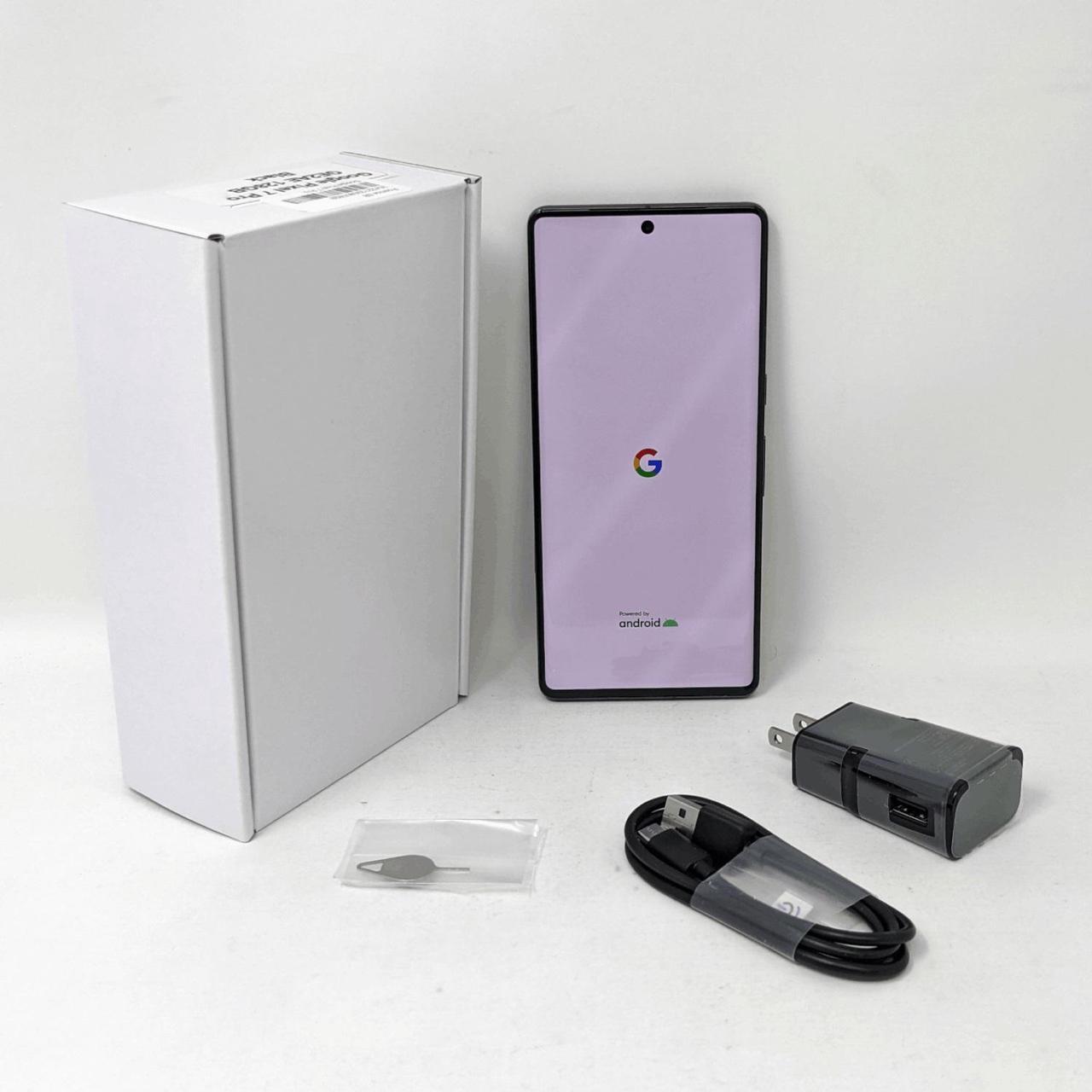 Main image of Google Pixel 7 Pro 5G 128GB GE2AE Factory Unlocked 6.7 in 12GB RAM Smartphone - Black - Like New