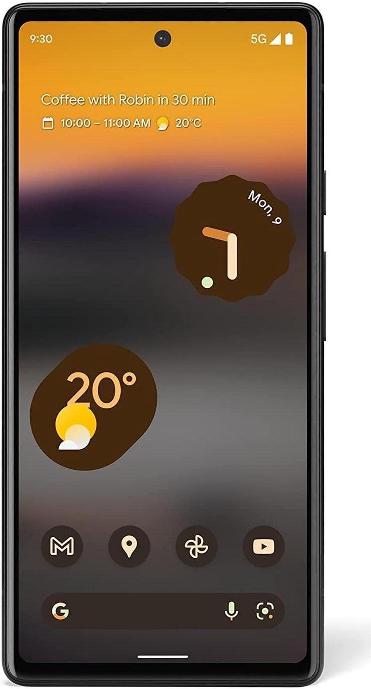Main image of Google Pixel 6a 5G GX7AS 128GB Total by Verizon 6.1 in 6GB RAM Smartphone - Charcoal