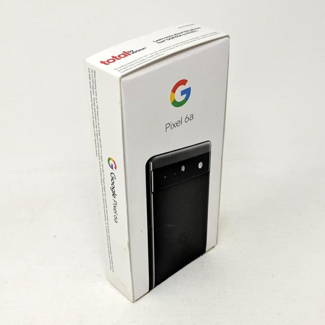 Alt view image 7 of 7 - Google Pixel 6a 5G GX7AS 128GB Total by Verizon 6.1 in 6GB RAM Smartphone - Charcoal