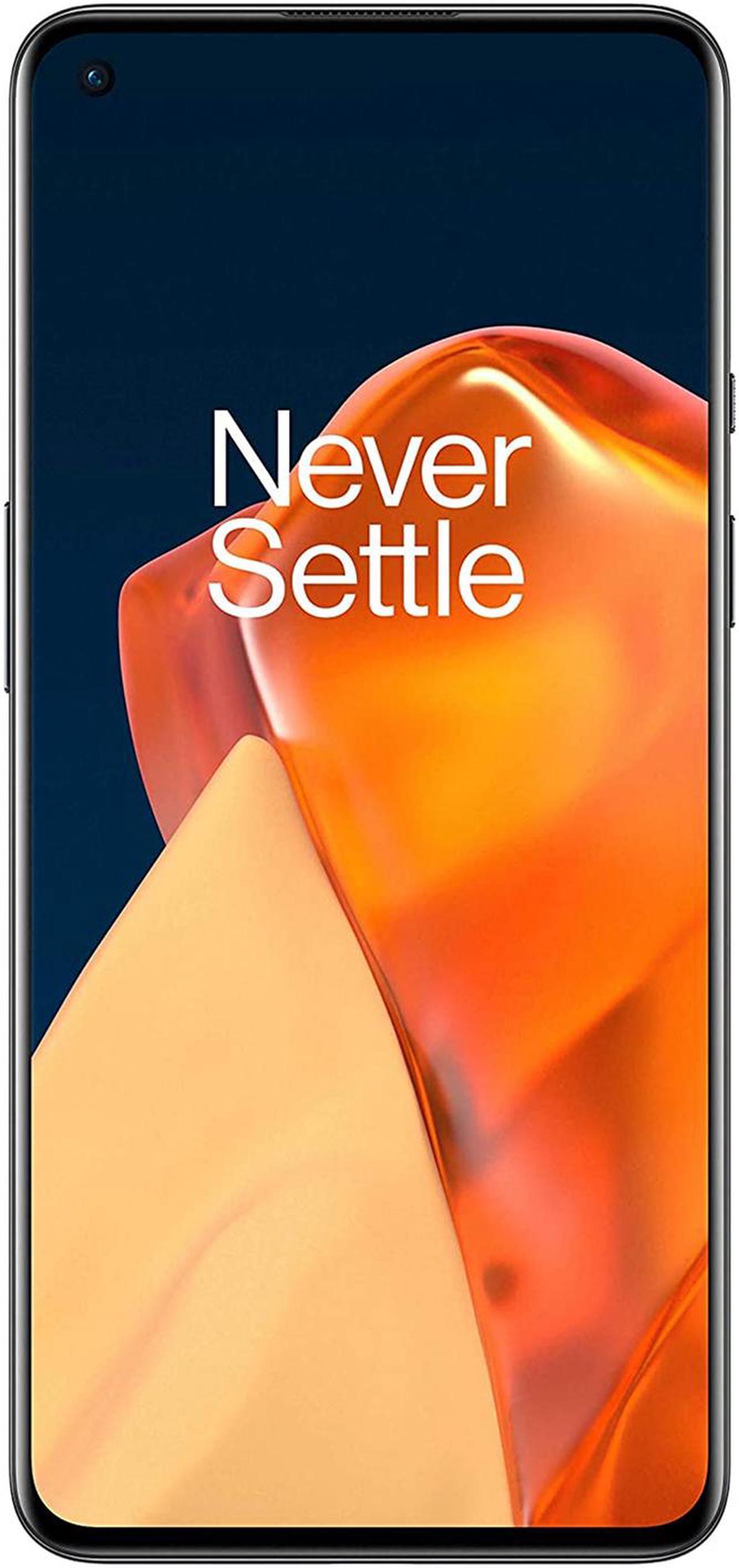 OB OnePlus 9 5G 128GB LE2115 Factory Unlocked 6.55 in Fluid AMOLED Display 8GB RAM Triple Camera Smartphone - Astral Black