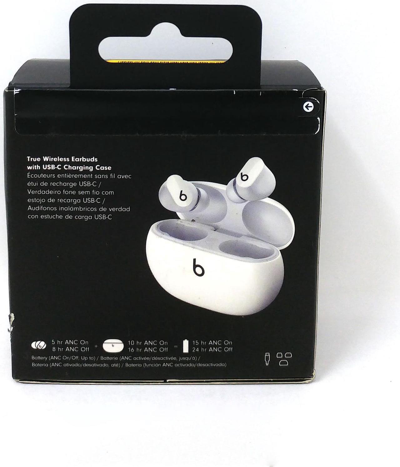 Alt view image 14 of 20 - Beats Studio Buds True Wireless Noise Cancelling Earphones (MJ4Y3LL/A) – White