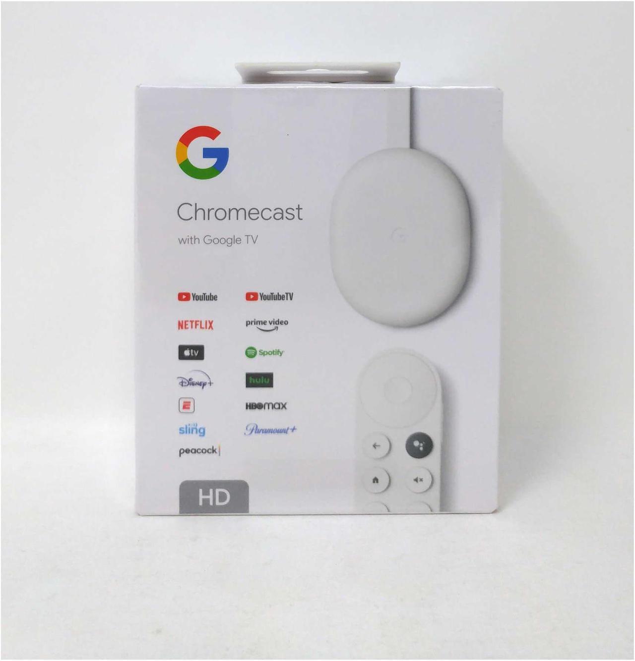 Alt view image 10 of 19 - Google Nest GA03131 Chromecast With Google TV (HD) - Snow