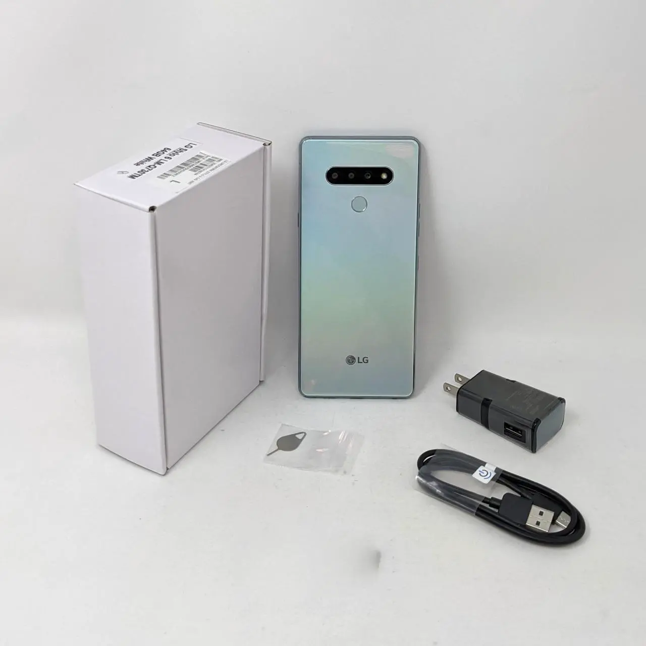 Alt view image 2 of 7 - Grade A+ LG Stylo 6 LMQ730TM 64GB T-Mobile Unlocked 4G LTE 6.8 inch IPS LCD Display 3GB RAM Triple Camera Smartphone - White