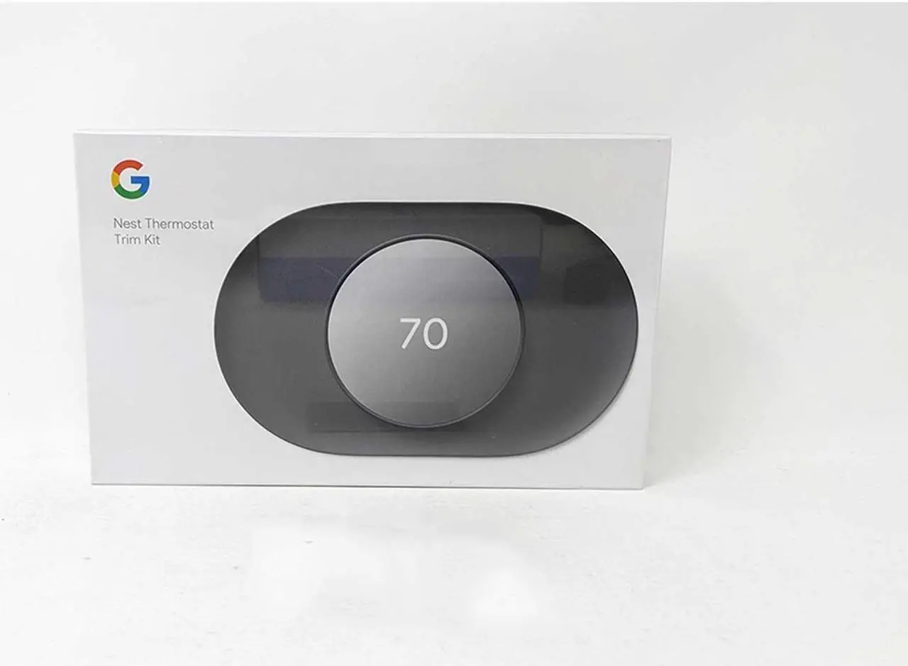 Alt view image 3 of 6 - Google Nest GA02086-US Thermostat Trim Kit - Charcoal