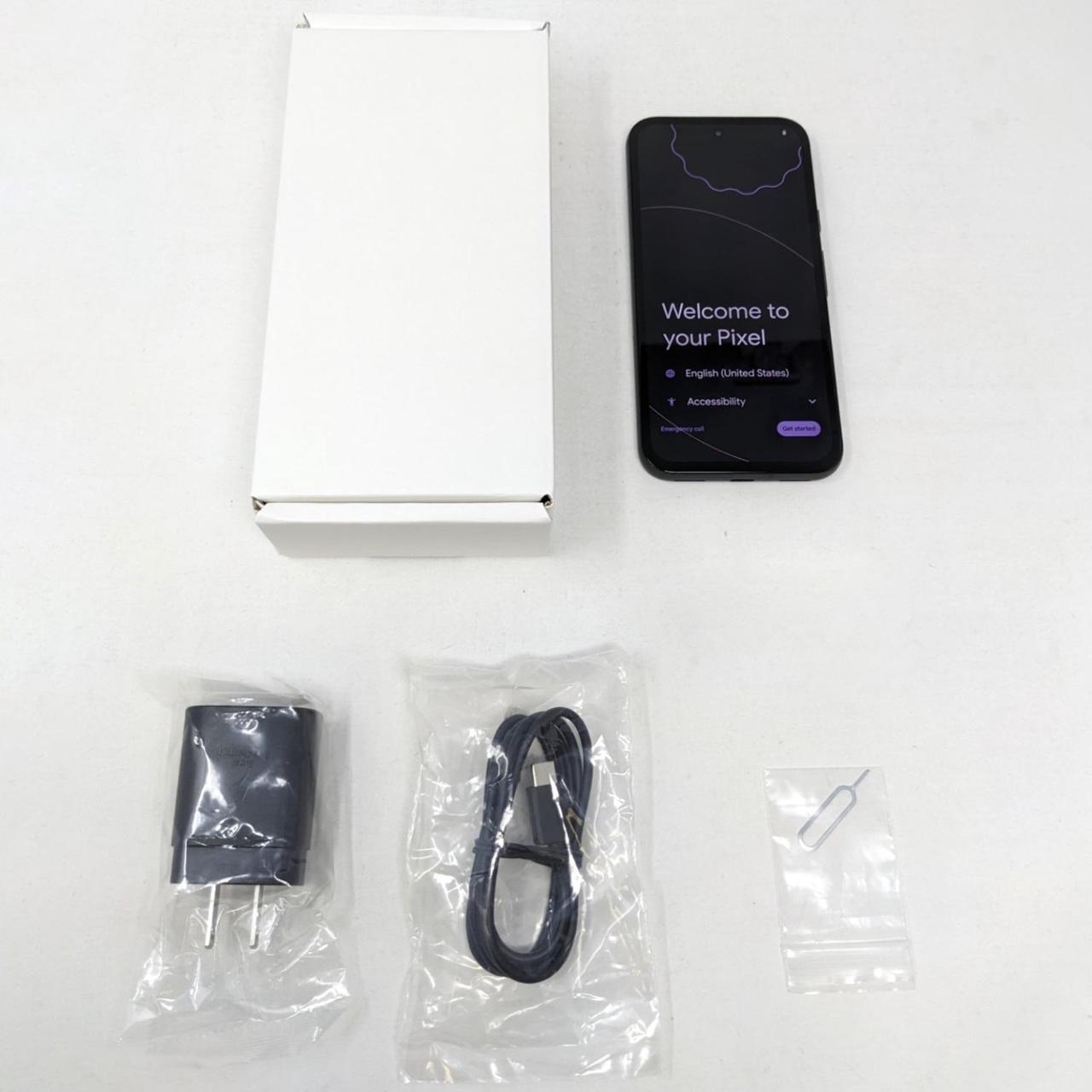 Main image of Google Pixel 8a GKV4X 128GB Unlocked 6.1 in 8GB RAM Smartphone - Obsidian - Like New