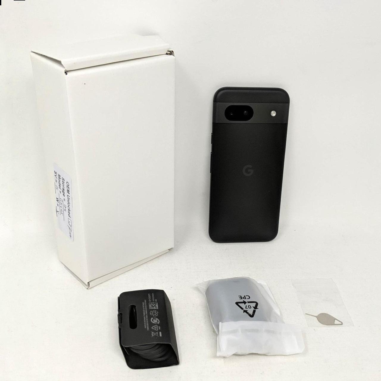 Alt view image 2 of 7 - Google Pixel 8a 5G 128GB GKV4X Factory Unlocked 6.1 inch in 8GB RAM Smartphone - Obsidian - Good