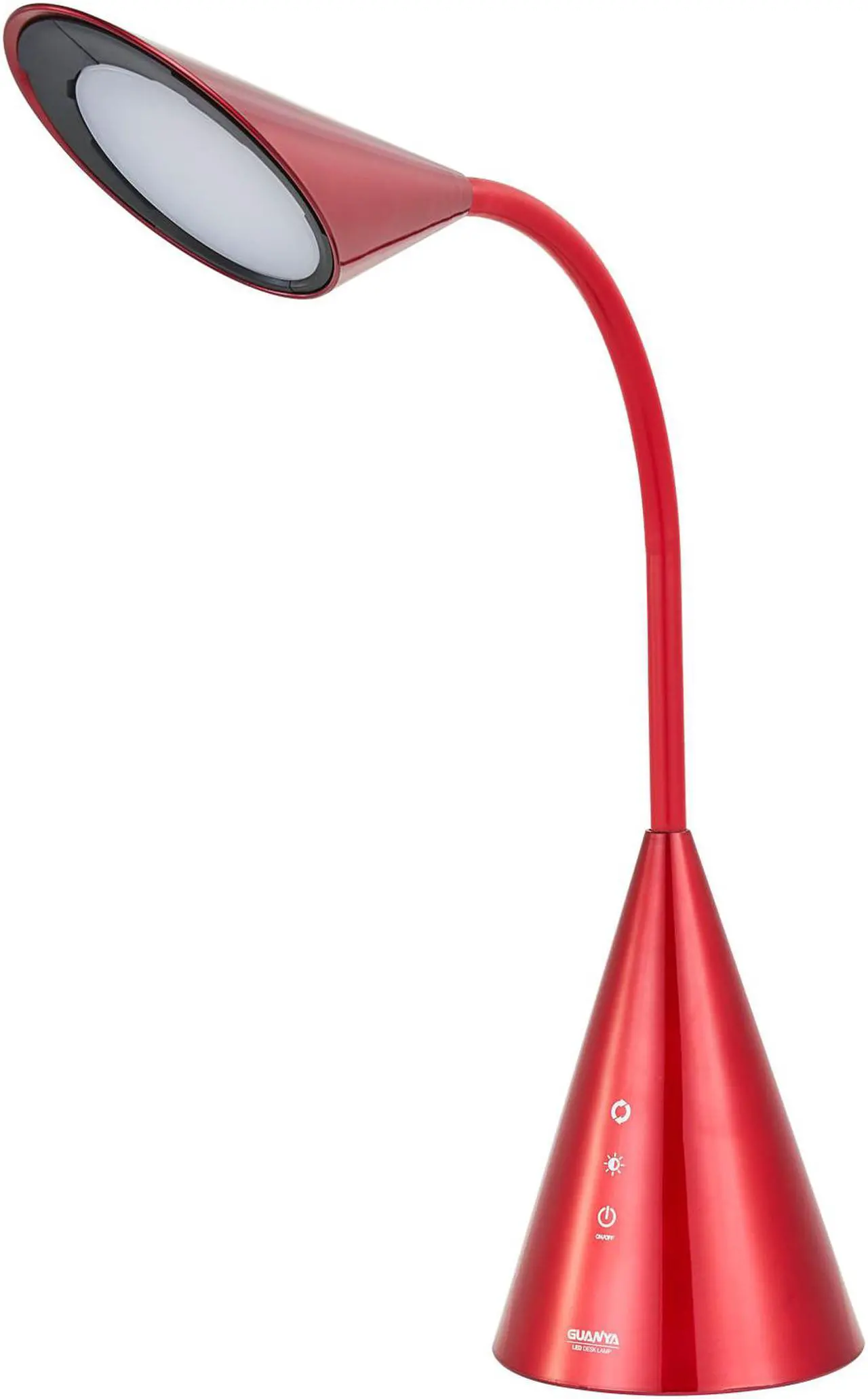 Main image of LED Desk Lamp, Eye-caring Table Light with Touch Control, 8W Reading Lamp with Natural Light- Red