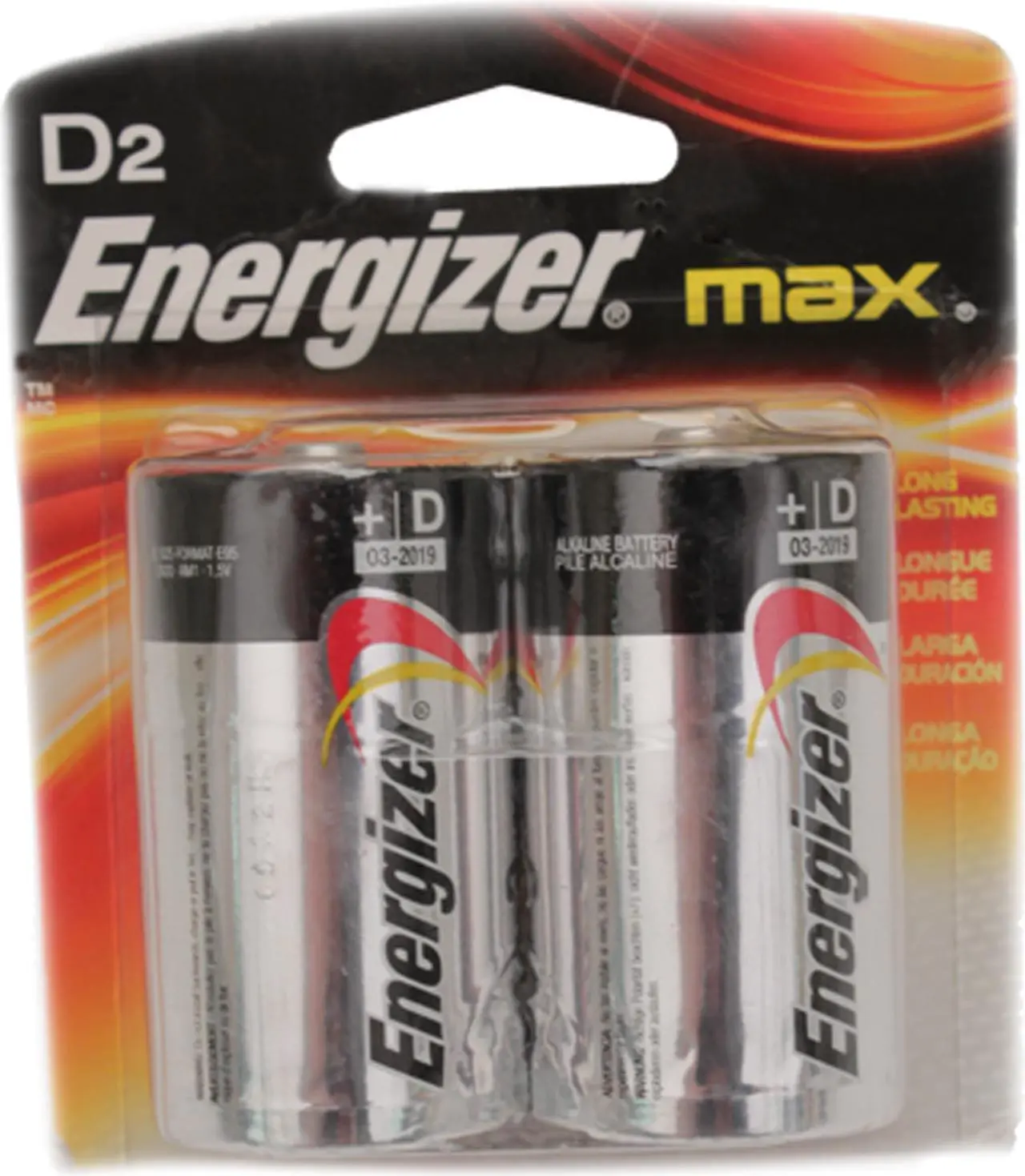 Alt view image 9 of 20 - ENERGIZER Max 1.5V Size D Alkaline Battery, 2-pack
