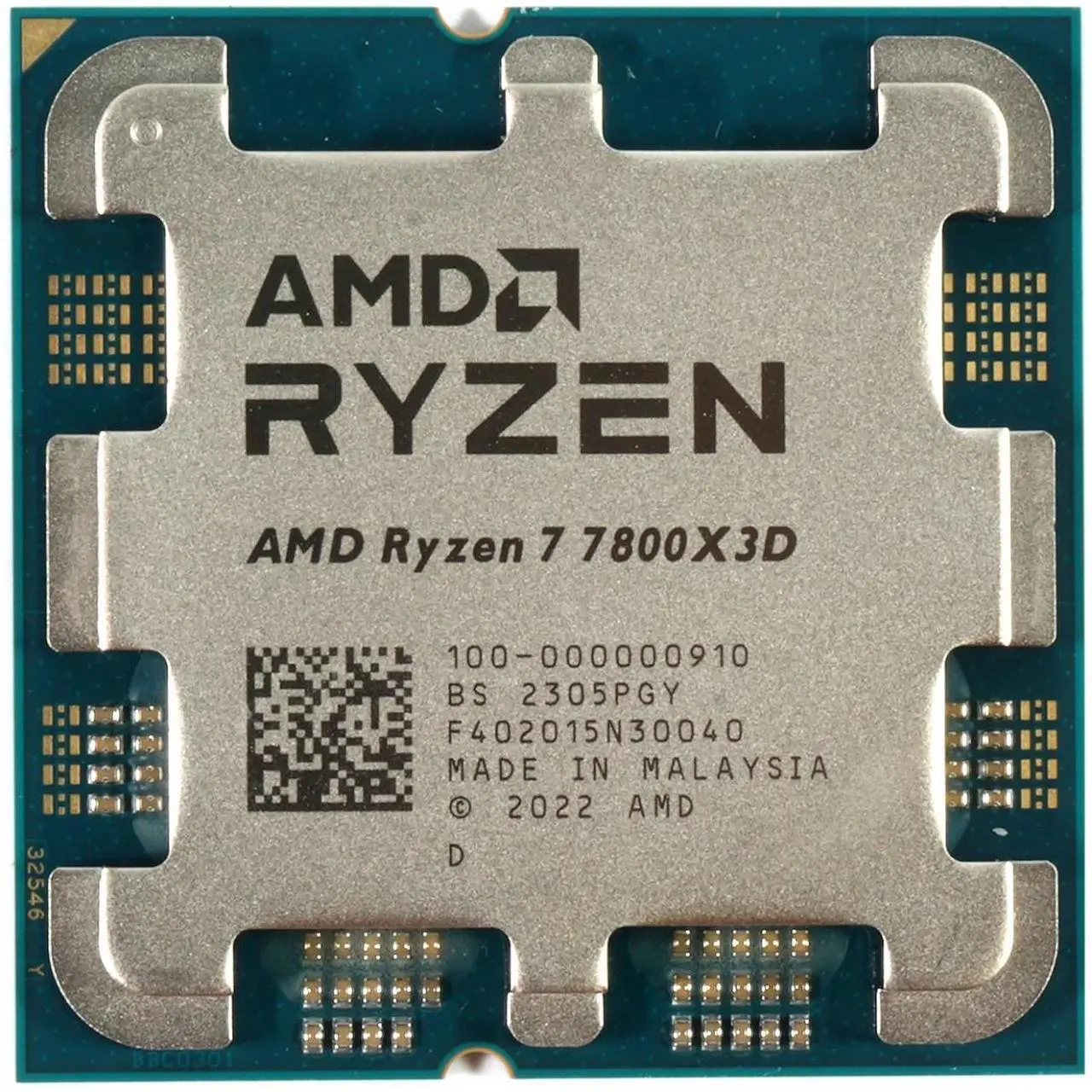Alt view image 5 of 5 - AMD Ryzen 7 7800X3D - Ryzen 7 7000 Series Zen 4 8-Core 4.2 GHz - Socket AM5 120W - AMD Radeon Graphics Desktop Processor - 100-00000910--OEM Processor Without Cooler (NO RETAIL BOX)