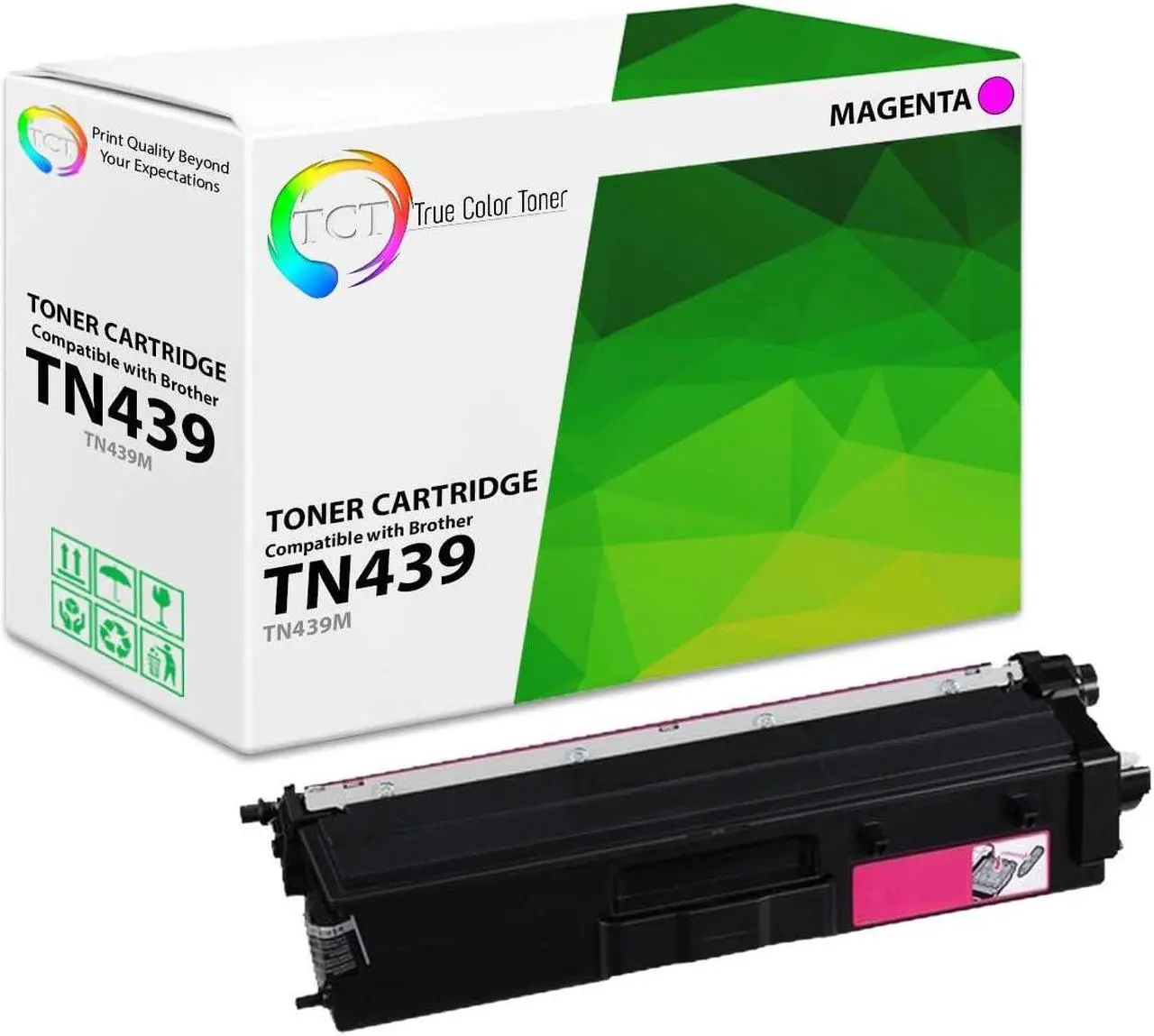 Main image of TCT TN439M For Brother HL-L8360CDW MFC-L8900CDW Magenta Premium Compatible Toner
