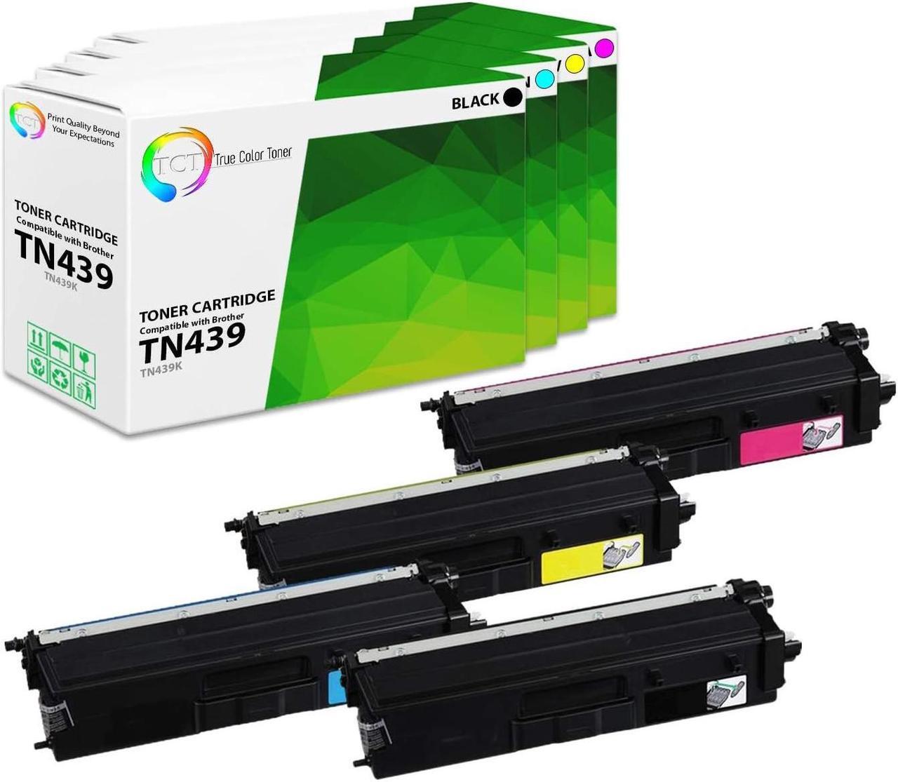 Main image of TCT TN439 Toner Cartridge 4 Pack - Premium Compatible Replacement for Brother TN439 TN-439 Ultra High Yield Works With Brother HL-L8360CDW L8360CDWT MFC-L8900CDW L9570CDW