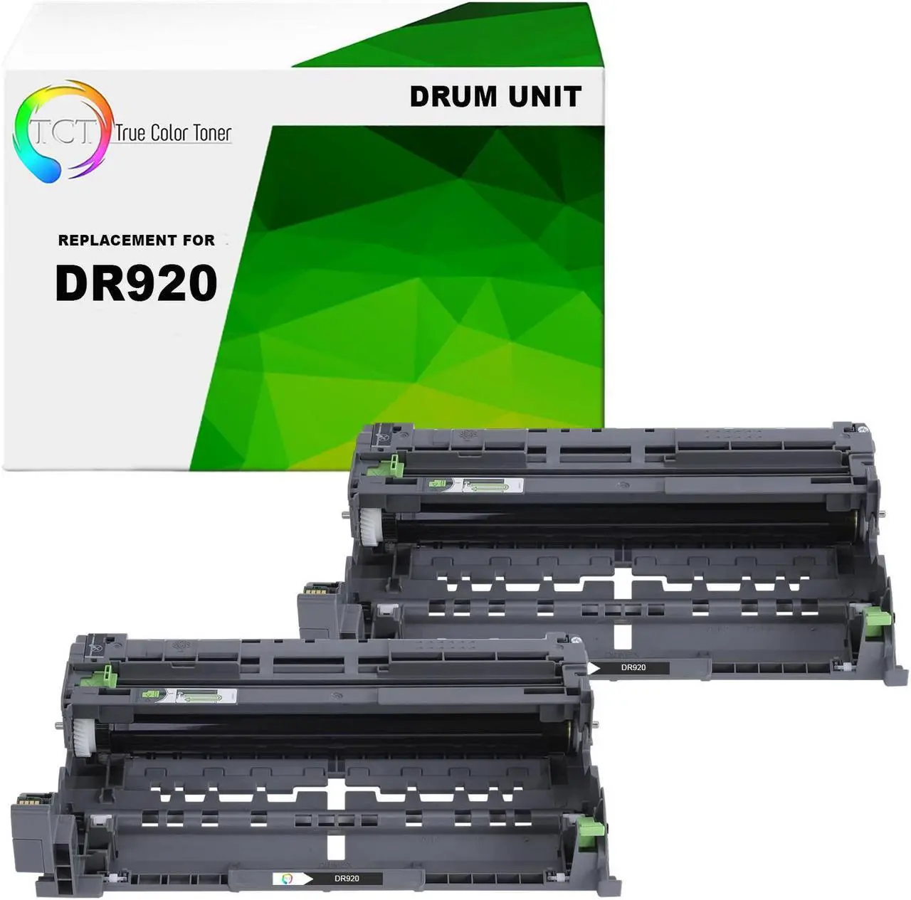 Main image of TCT DR920 Drum Unit 2 Pack - Compatible Replacement for Brother Printers, High Yield 45,000 Pages