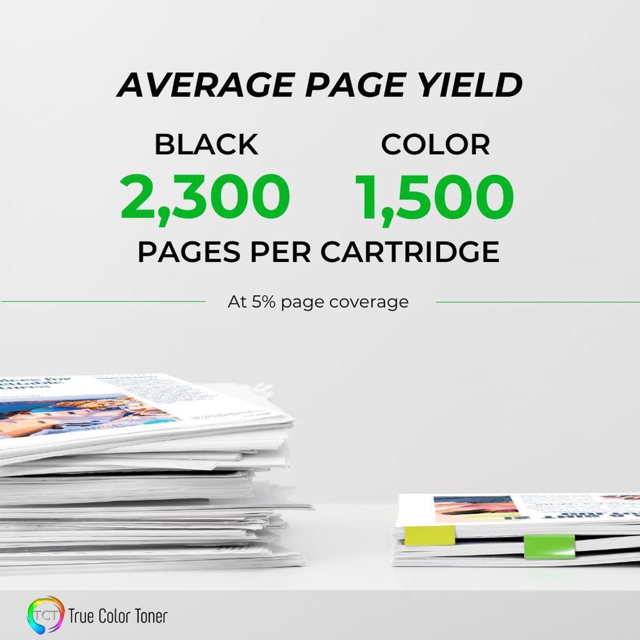 Alt view image 3 of 6 - True Color Toner 116 Toner Cartridge 4 Pack - Premium Compatible Replacement for Canon 116 Works With Canon ImageClass MF8050CN MF8080CW
