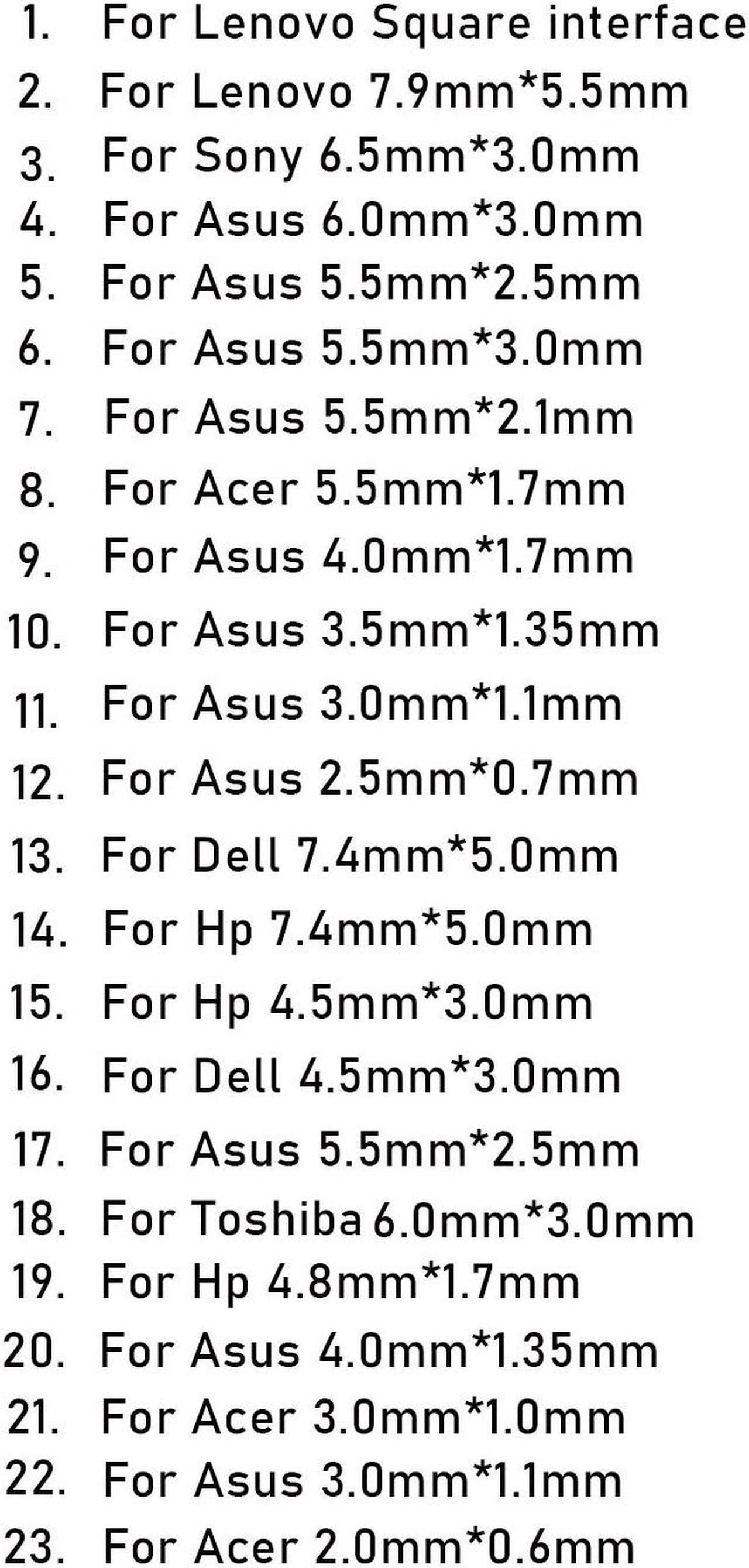Alt view image 7 of 7 - Universal Laptop Charger 90W 19V 4.74A AC Power Adapter 100-240V 50-60Hz for Asus Acer Dell HP Sony Toshiba Laptop 19v 4.74a 90w ac adapter laptop charger