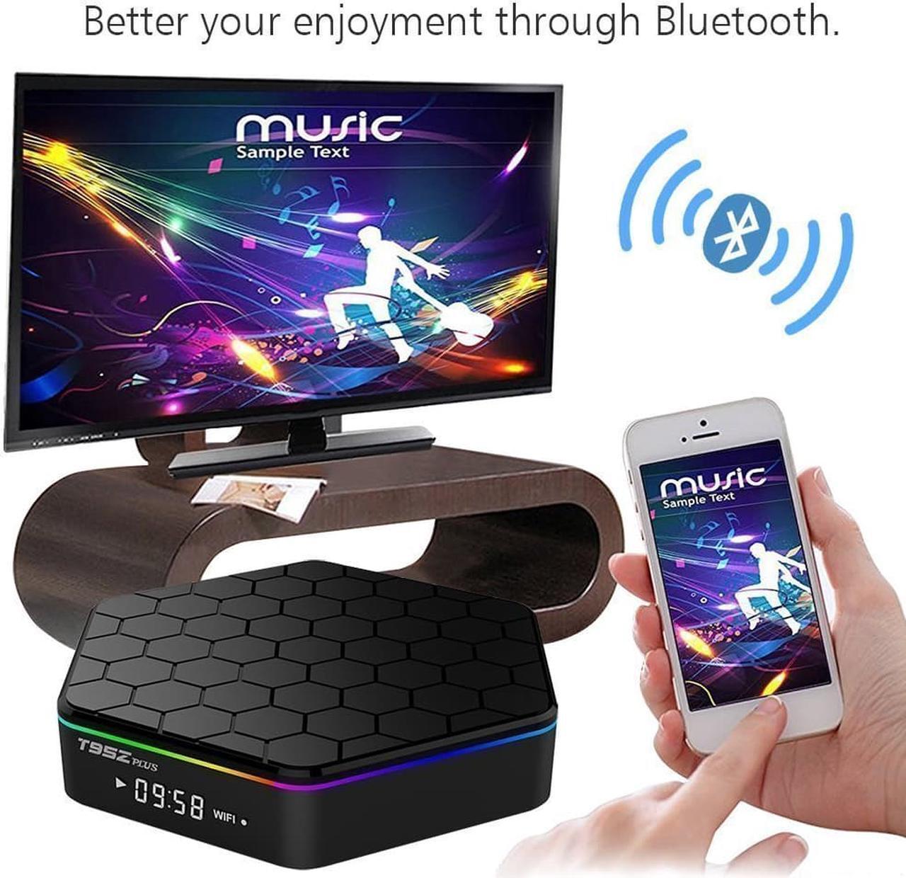 Alt view image 4 of 7 - T95Z Plus Android 7.1 TV BOX KODI, 4K Android TV Streaming BOX 2G RAM 16G ROM, Media Player Smart TV Set Top Box with Amlogic S912 Octa Core Dual Band Wifi 2.4G/5G 3D TV Boxes with Remote